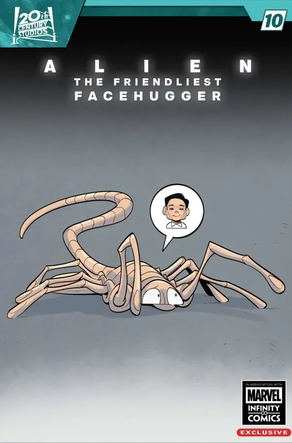 Cover of Alien: The Friendliest Facehugger Infinity Comic #10