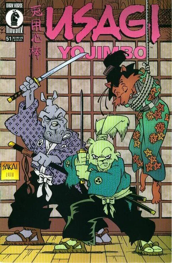 Cover of Usagi Yojimbo #51