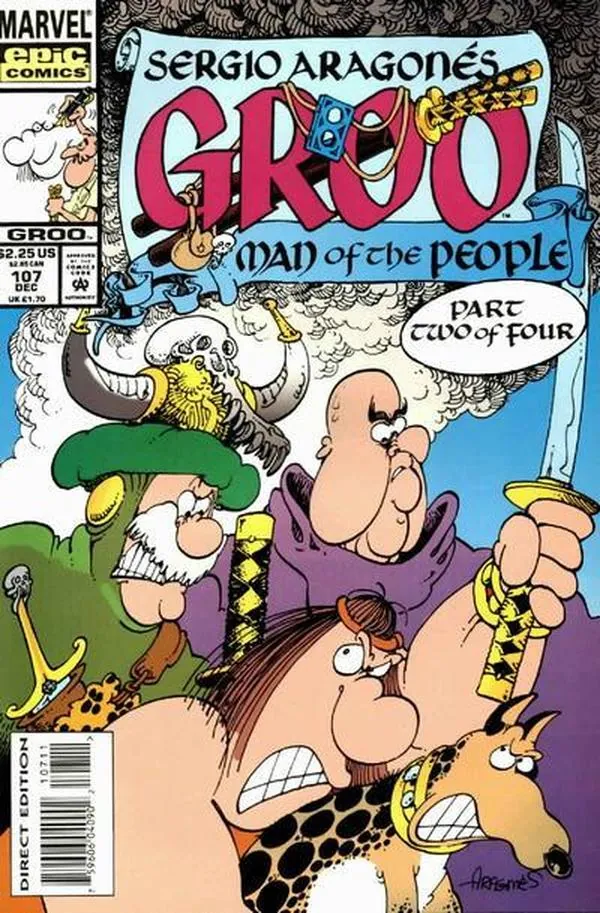 Cover of Sergio Aragonés Groo the Wanderer #107