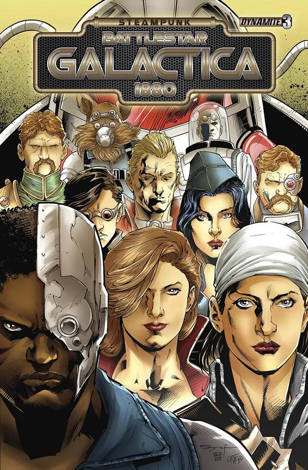 Cover of Steampunk Battlestar Galactica 1880 #3
