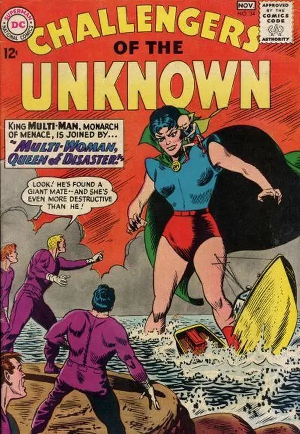 Cover of Challengers of the Unknown #34