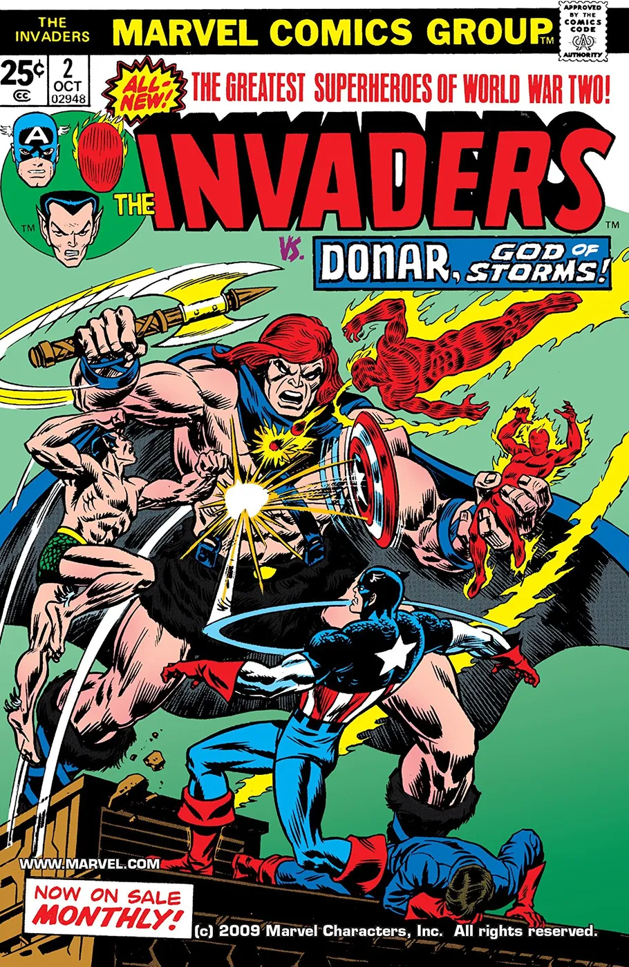 Cover of The Invaders #2
