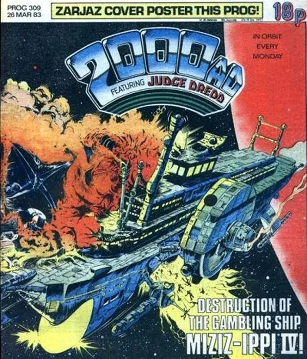 Cover of 2000 AD #309