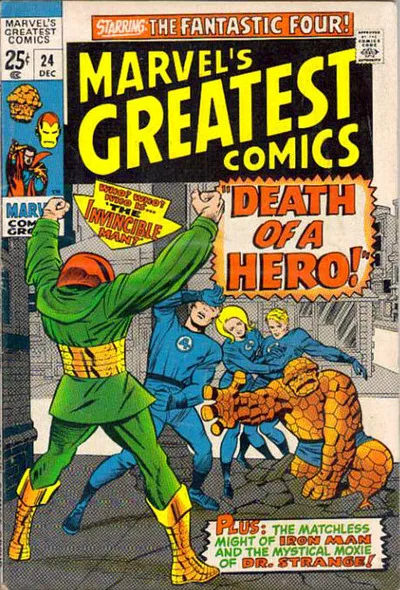 Cover of Marvel's Greatest Comics #24