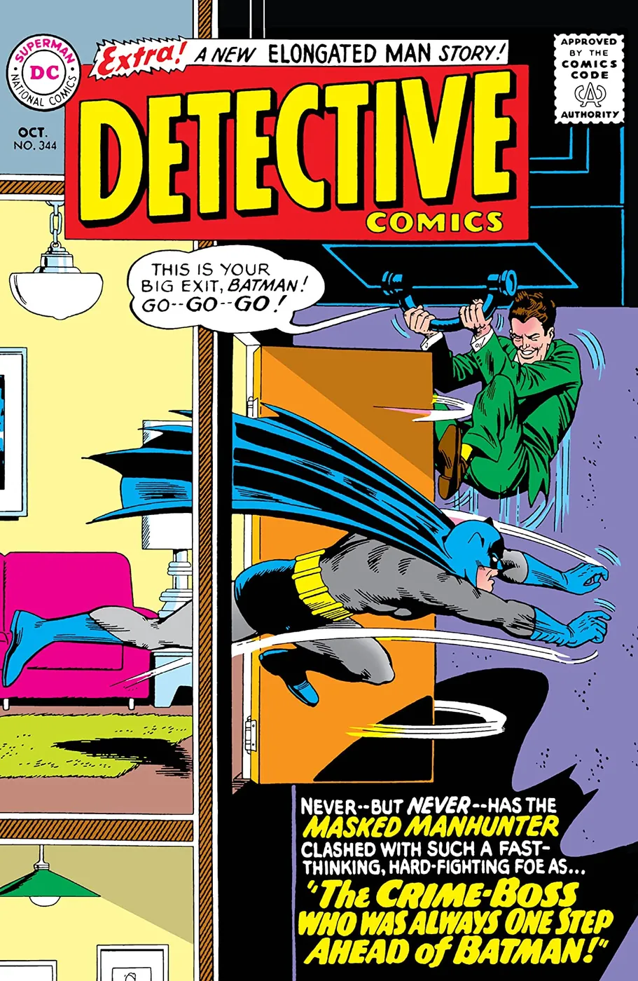 Cover of Detective Comics #344