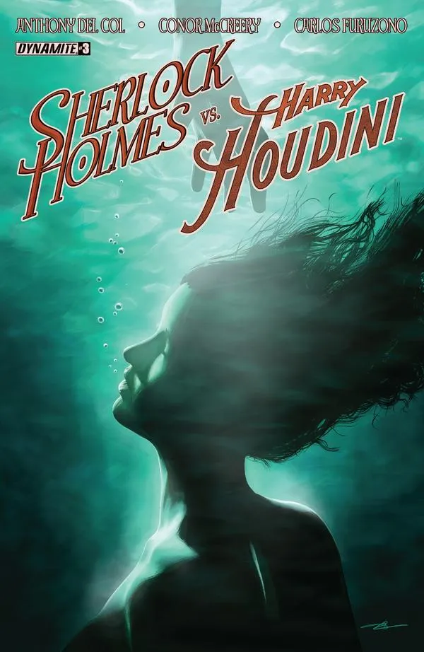 Cover of Sherlock Holmes vs. Harry Houdini #3