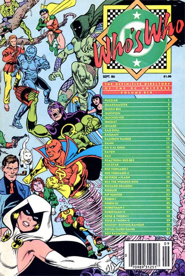 Cover of Who's Who: The Definitive Directory of the DC Universe #19