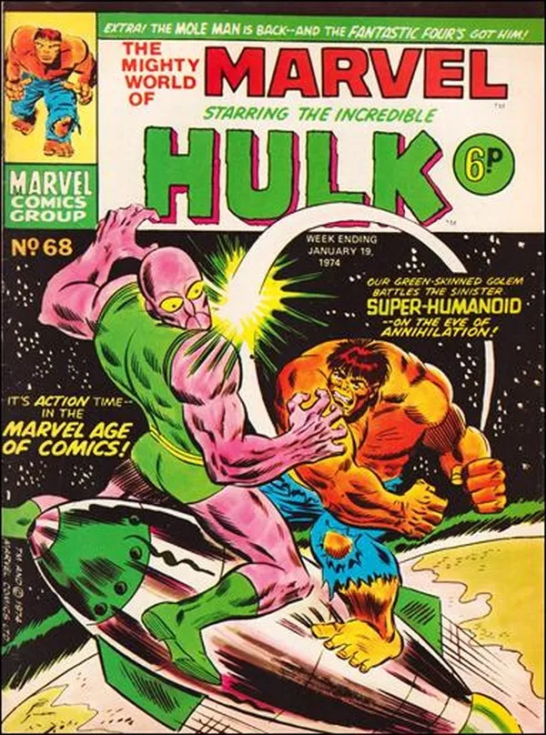 Cover of The Mighty World of Marvel #68