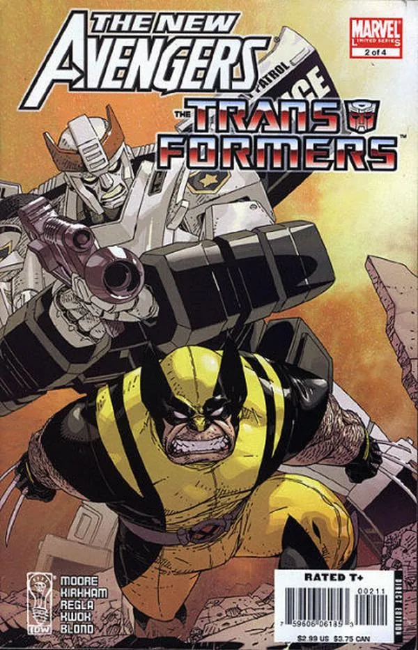 Cover of New Avengers / Transformers #2