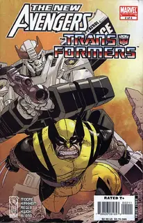 Cover of New Avengers / Transformers #2