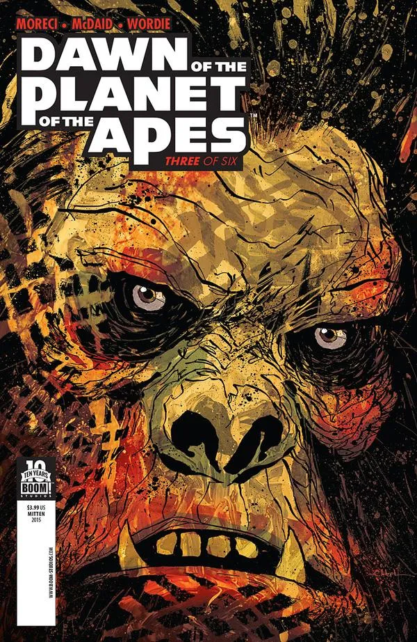 Cover of Dawn of the Planet of the Apes #3