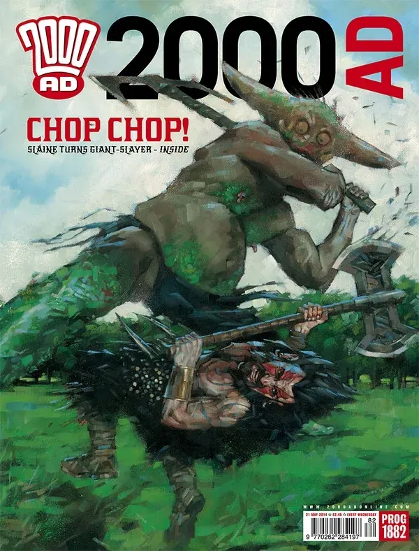 Cover of 2000 AD #1882