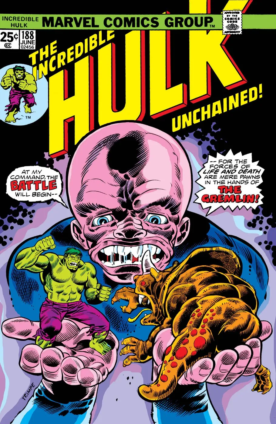 Cover of The Incredible Hulk #188