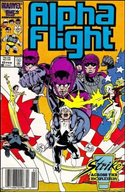 Cover of Alpha Flight #43