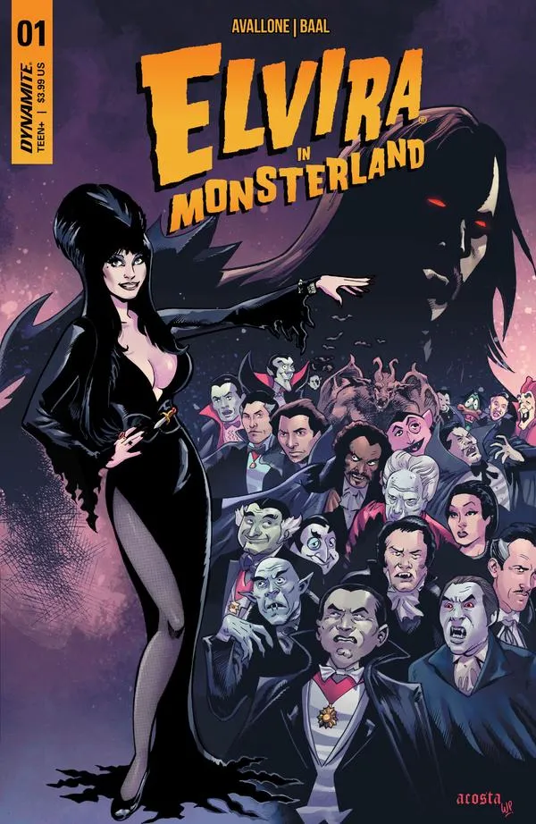 Cover of Elvira in Monsterland #1