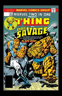 Cover of Marvel Two-in-One #21