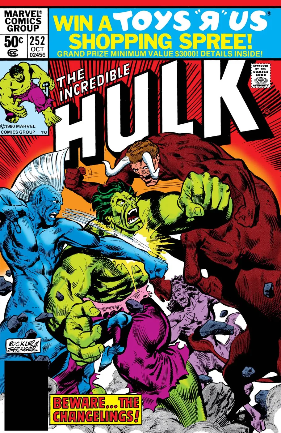 Cover of The Incredible Hulk #252