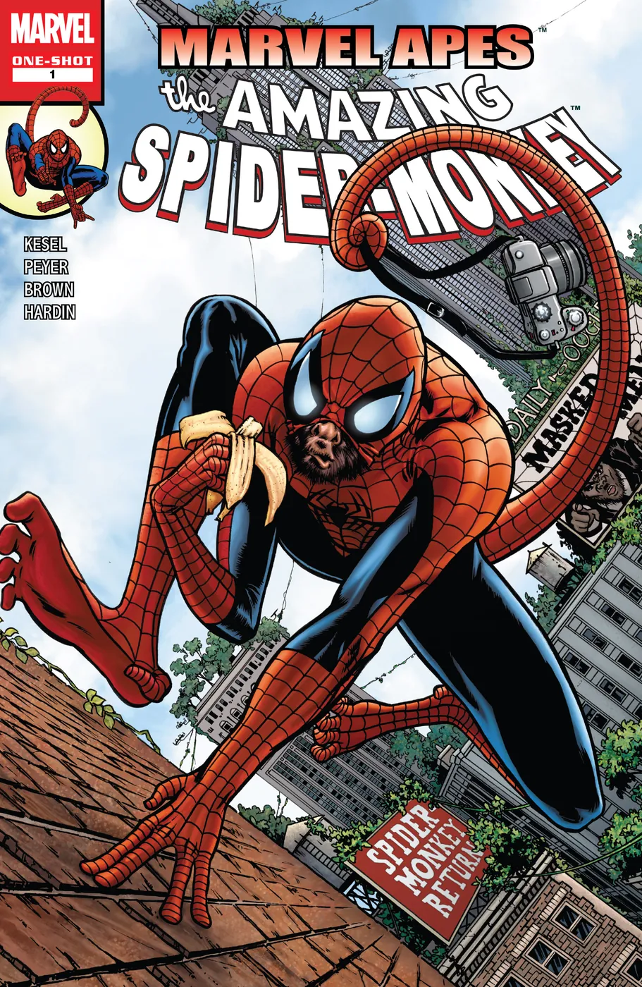 Cover of Marvel Apes: Amazing Spider-Monkey Special #1