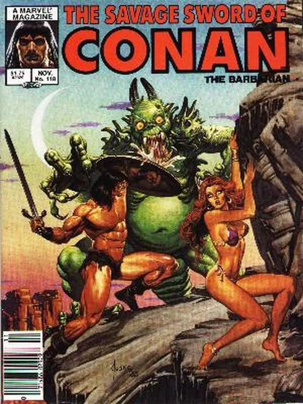 Cover of The Savage Sword of Conan #118