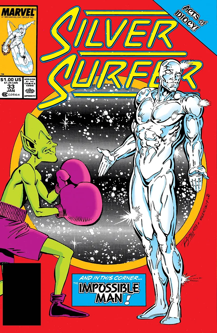 Cover of Silver Surfer #33