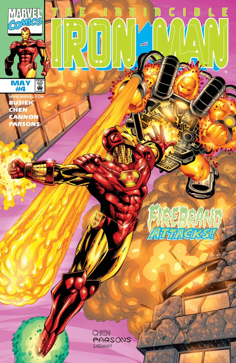 Cover of Iron Man #4