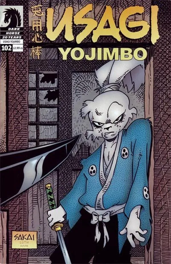 Cover of Usagi Yojimbo #102