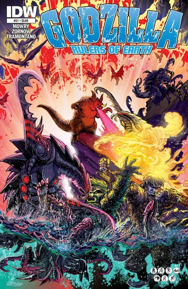 Cover of Godzilla: Rulers of Earth #21