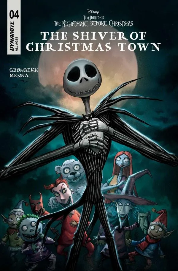 Cover of Tim Burton's the Nightmare Before Christmas: The Shiver of Christmas Town #4