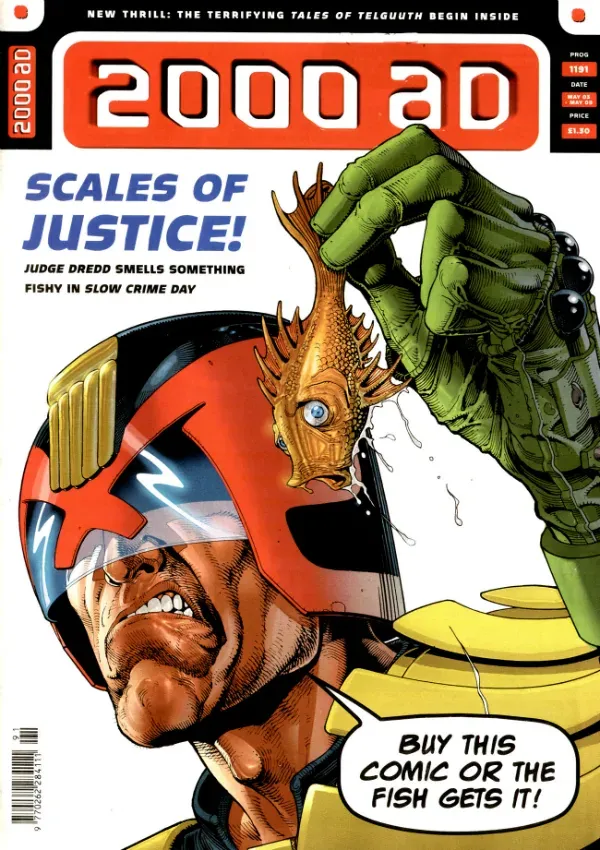 Cover of 2000 AD #1191