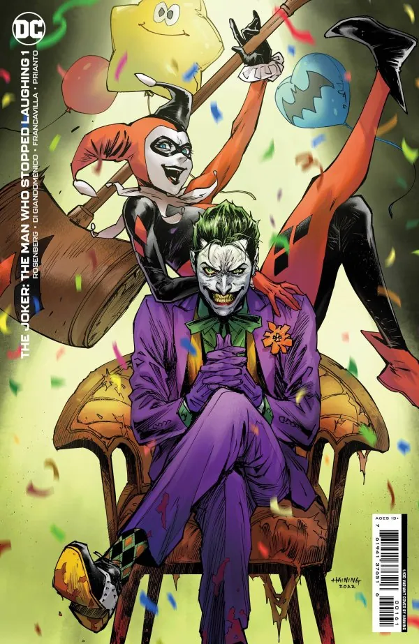 Cover of The Joker: The Man Who Stopped Laughing #1