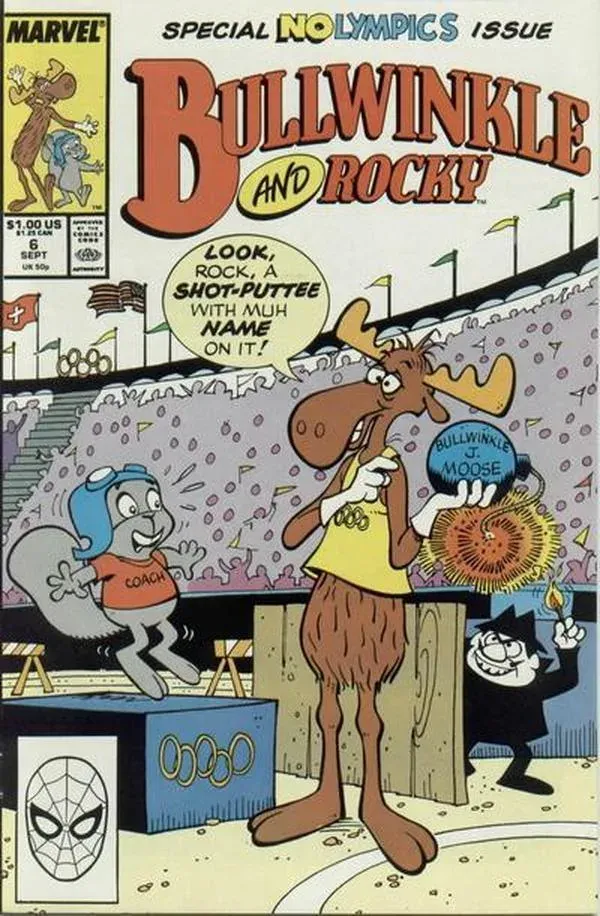 Cover of Bullwinkle and Rocky #6