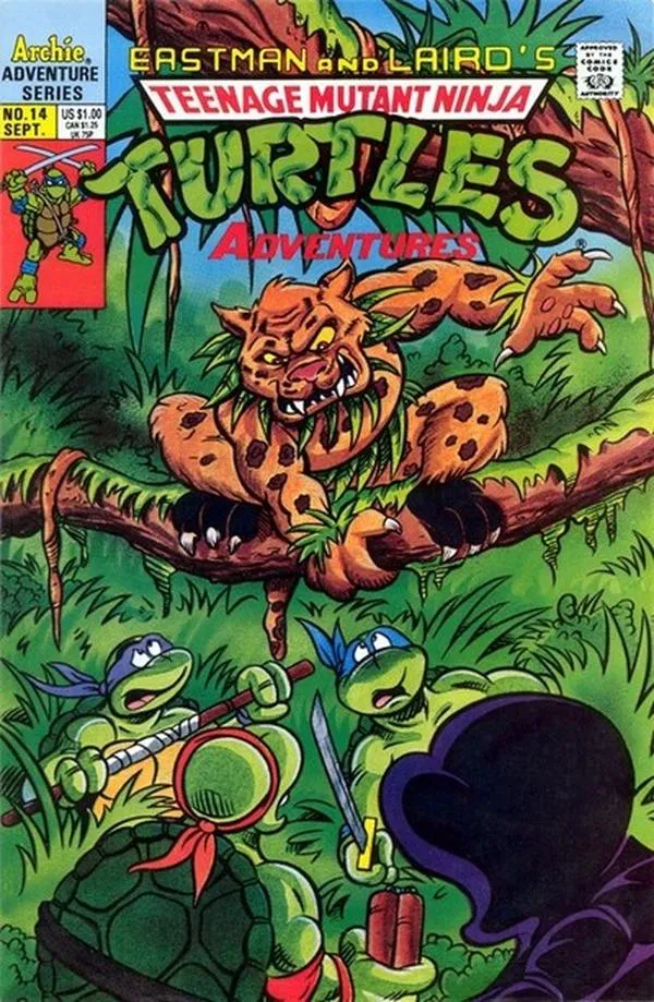 Cover of Teenage Mutant Ninja Turtles Adventures #14