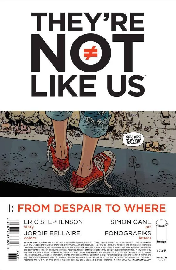 Cover of They're Not Like Us #1