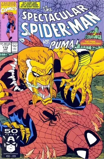 Cover of The Spectacular Spider-Man #172