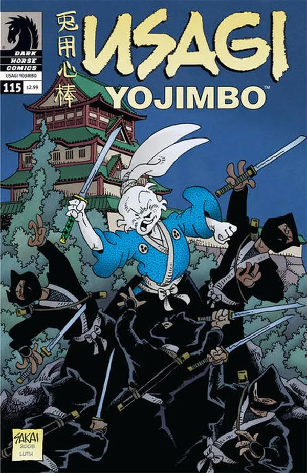 Cover of Usagi Yojimbo #115