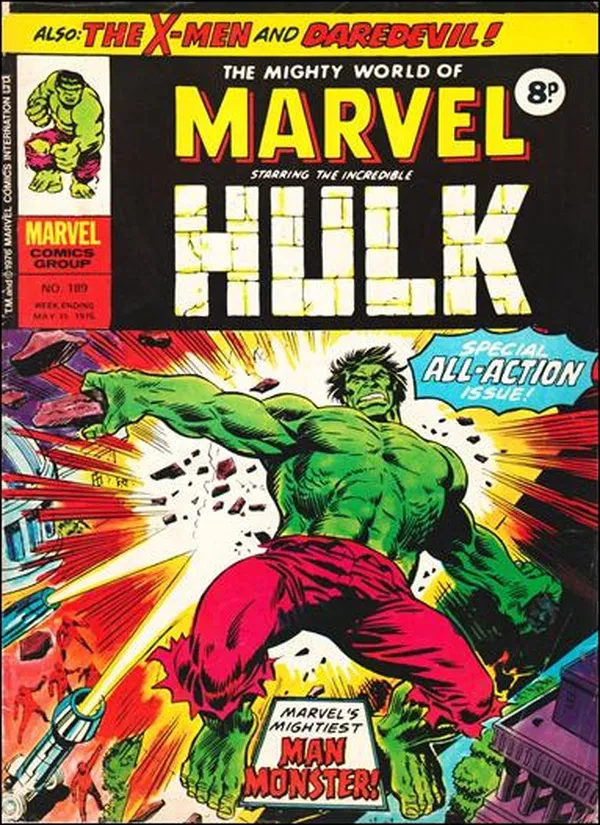 Cover of The Mighty World of Marvel #189