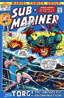 Cover of Sub-Mariner #55