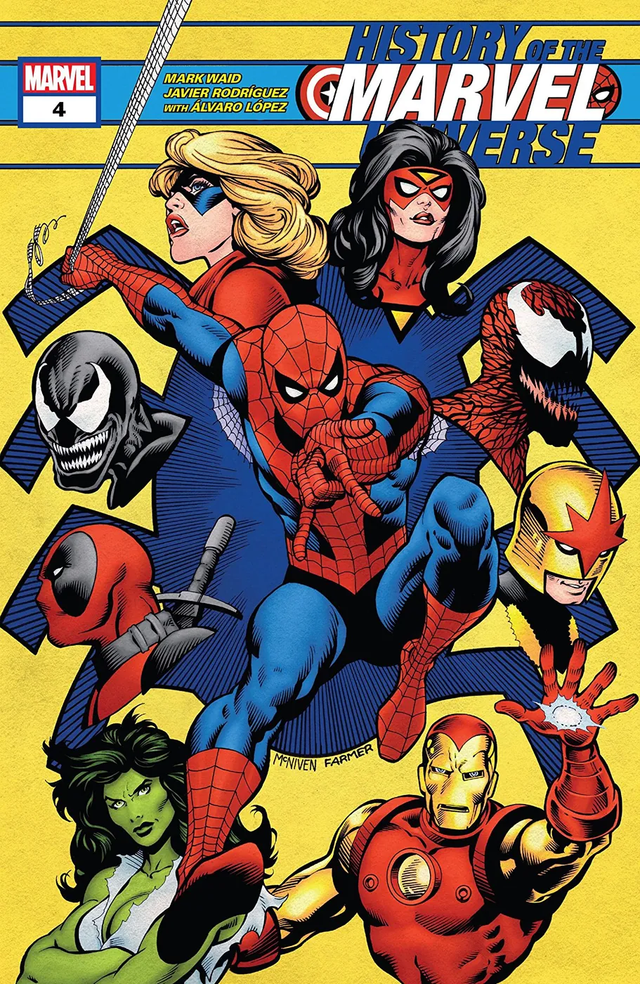 Cover of History of the Marvel Universe #4