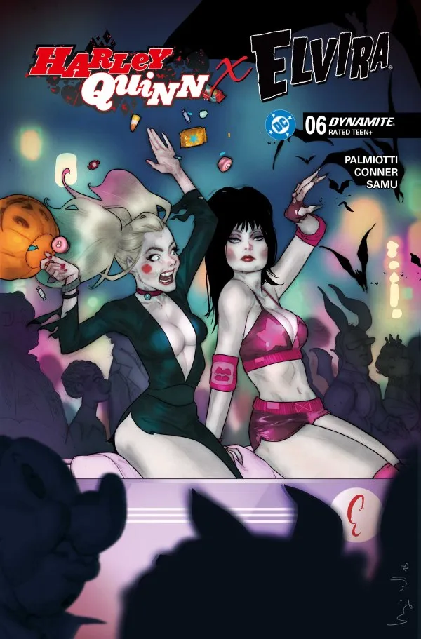 Cover of Harley Quinn x Elvira #6