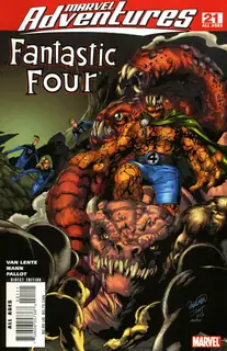 Cover of Marvel Adventures Fantastic Four #21