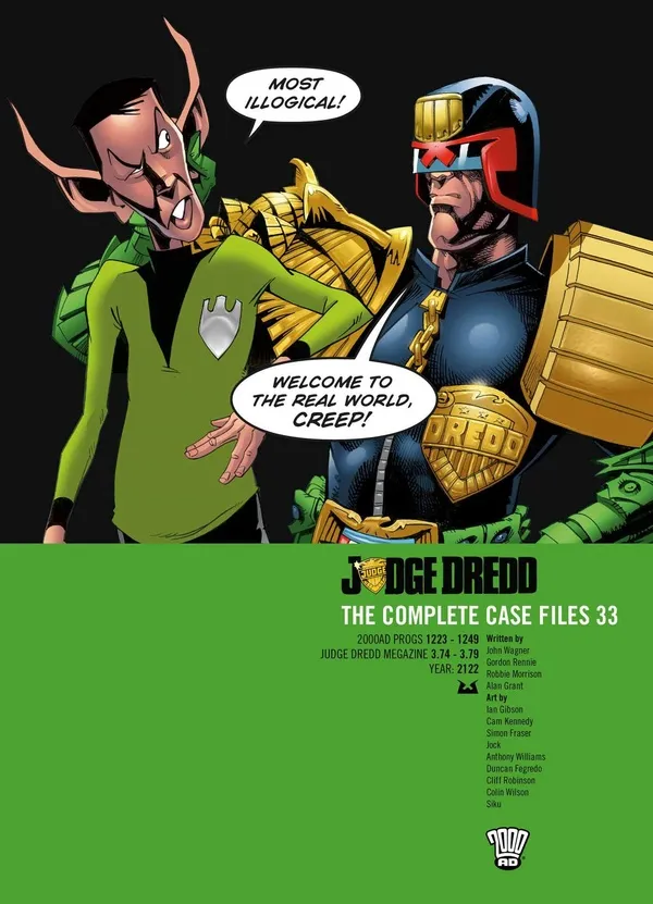 Cover of Judge Dredd: The Complete Case Files #33