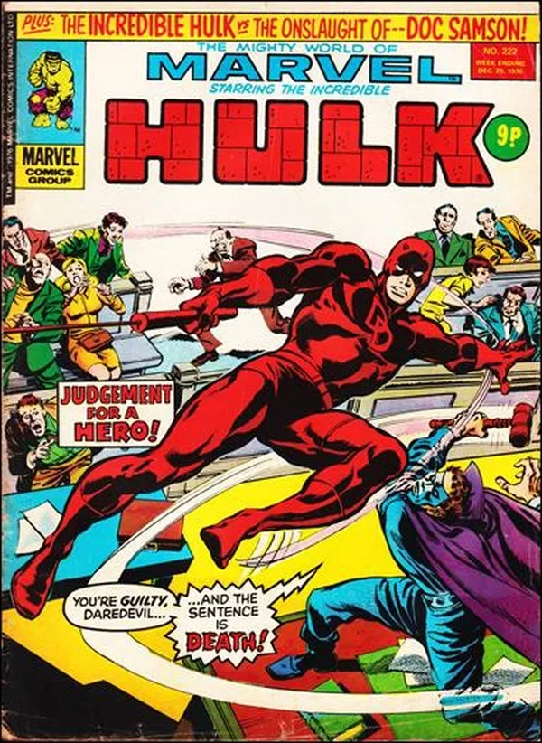 Cover of The Mighty World of Marvel #222