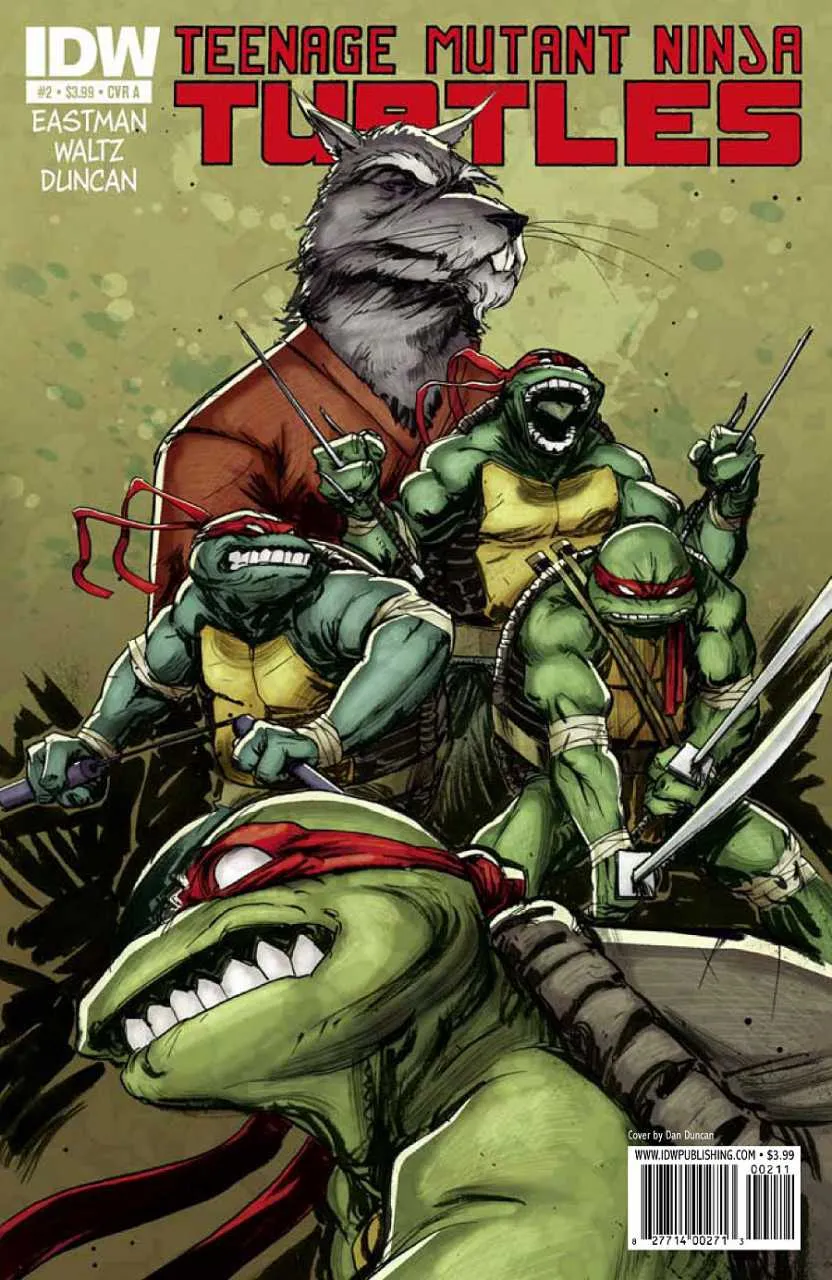 Cover of Teenage Mutant Ninja Turtles #2