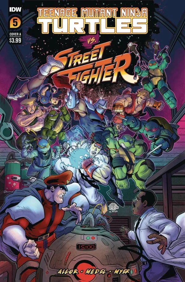 Cover of Teenage Mutant Ninja Turtles vs. Street Fighter #5