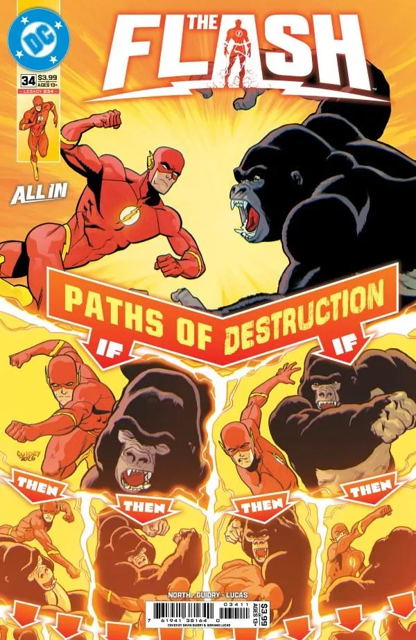 Cover of The Flash #34 (834)