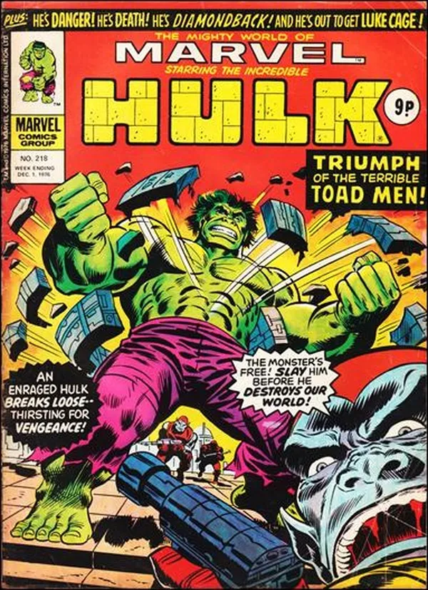 Cover of The Mighty World of Marvel #218