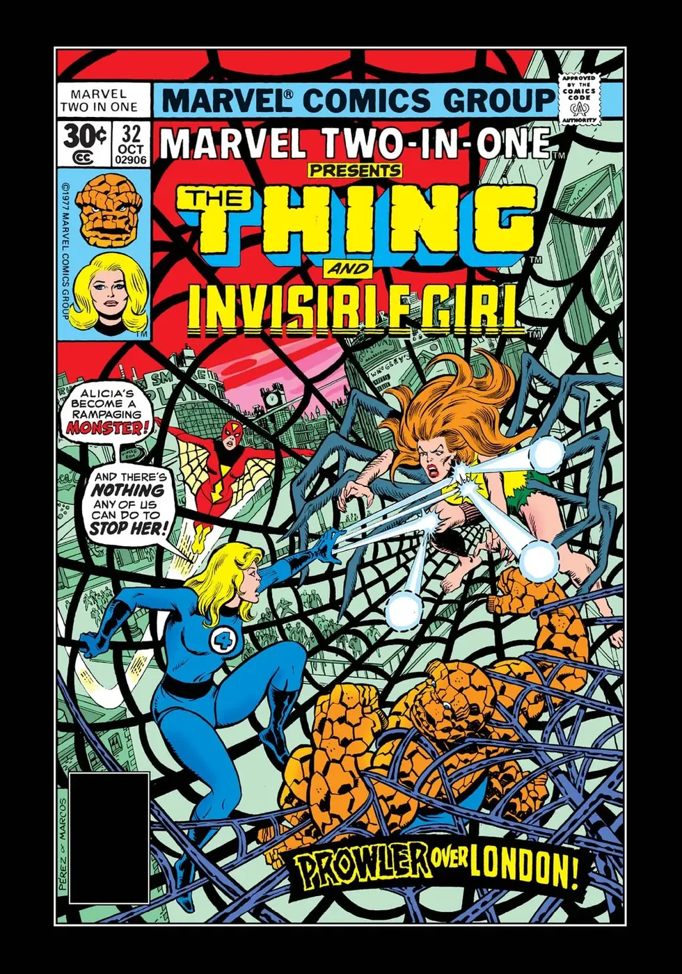 Cover of Marvel Two-in-One #32