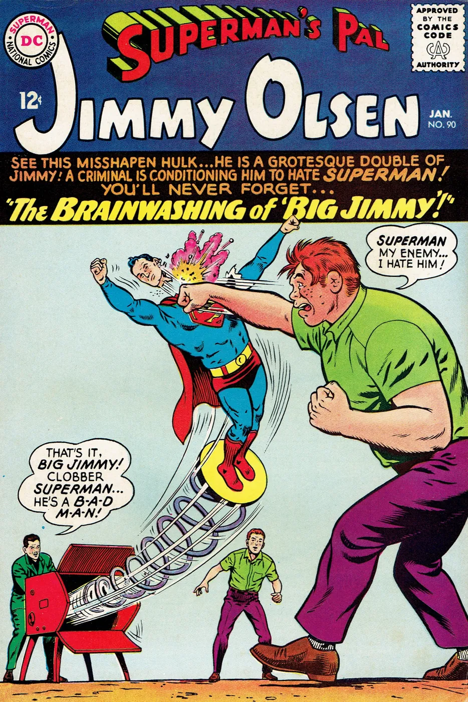 Cover of Superman's Pal, Jimmy Olsen #90
