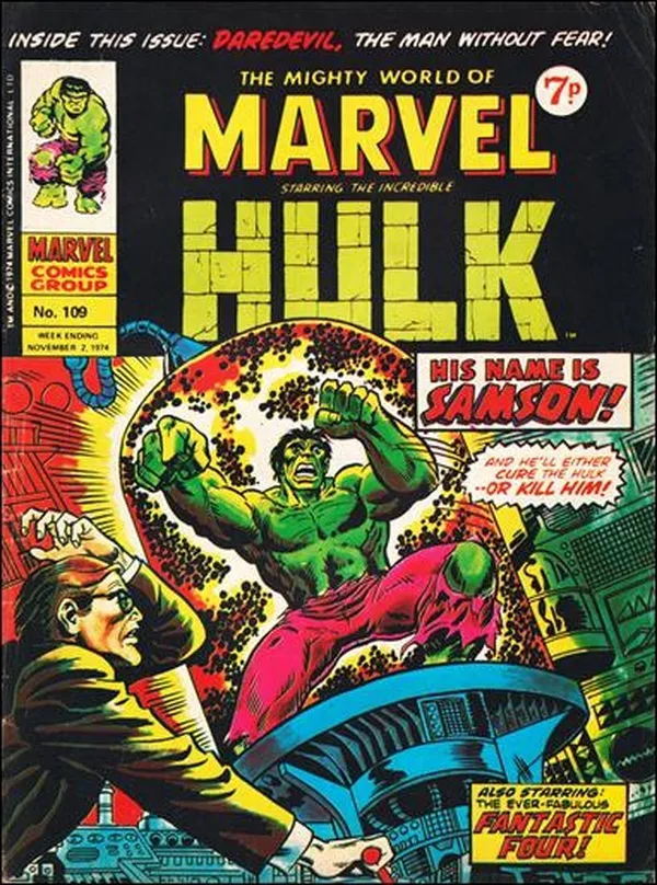 Cover of The Mighty World of Marvel #109