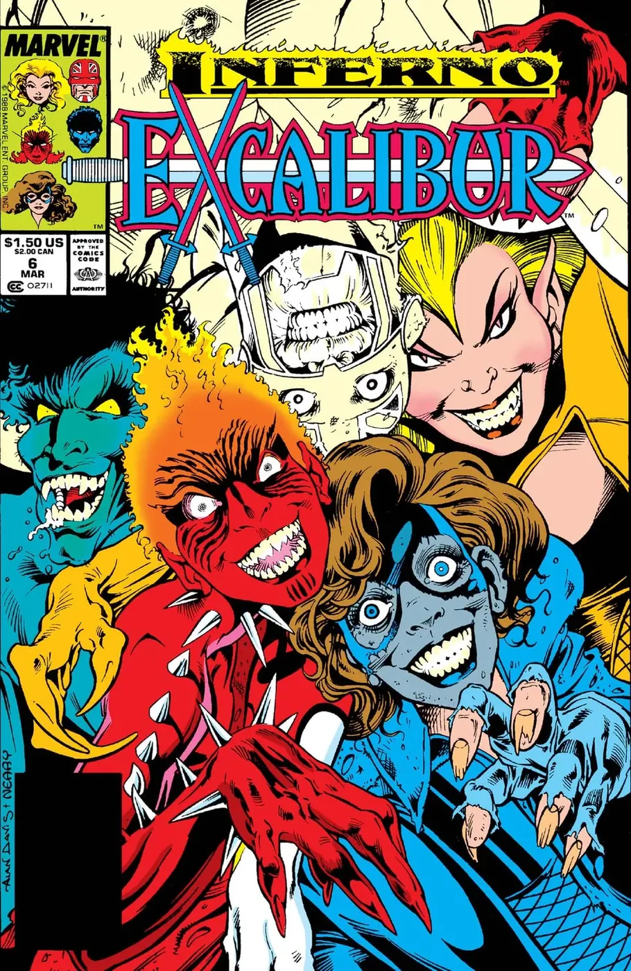 Cover of Excalibur #6